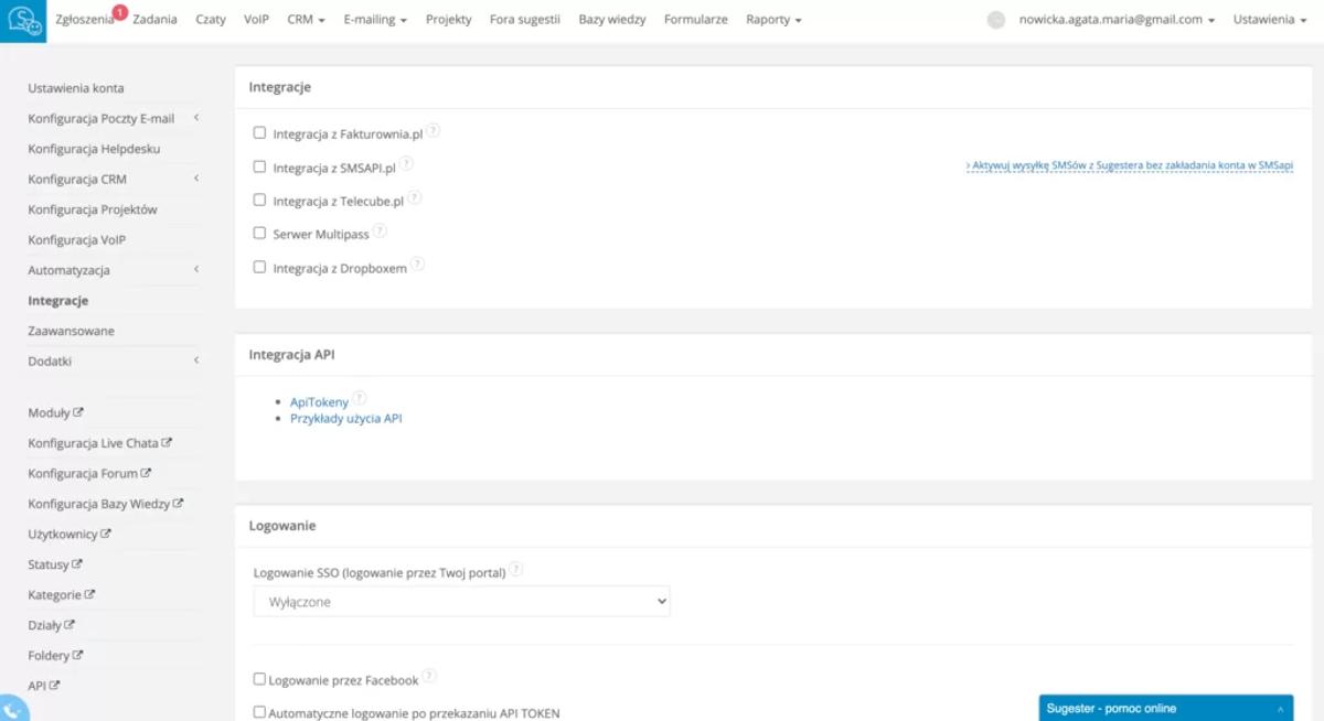 Recenzja: Sugester – system CRM