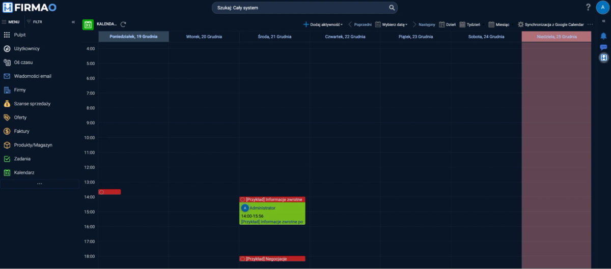 Recenzja: Firmao – system CRM