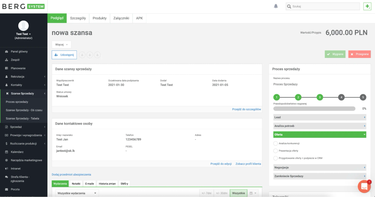Recenzja: Berg System – system CRM