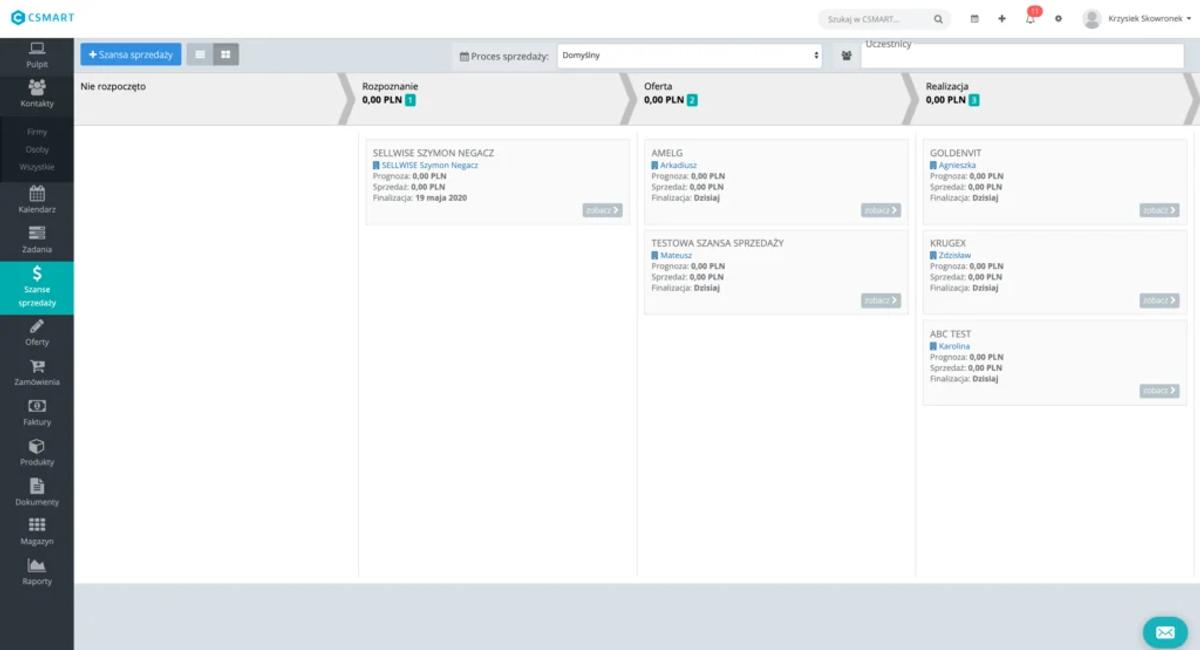 Recenzja: Csmart – system CRM