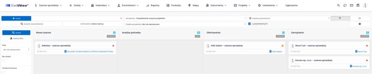 Recenzja: Synergius CRM – System CRM