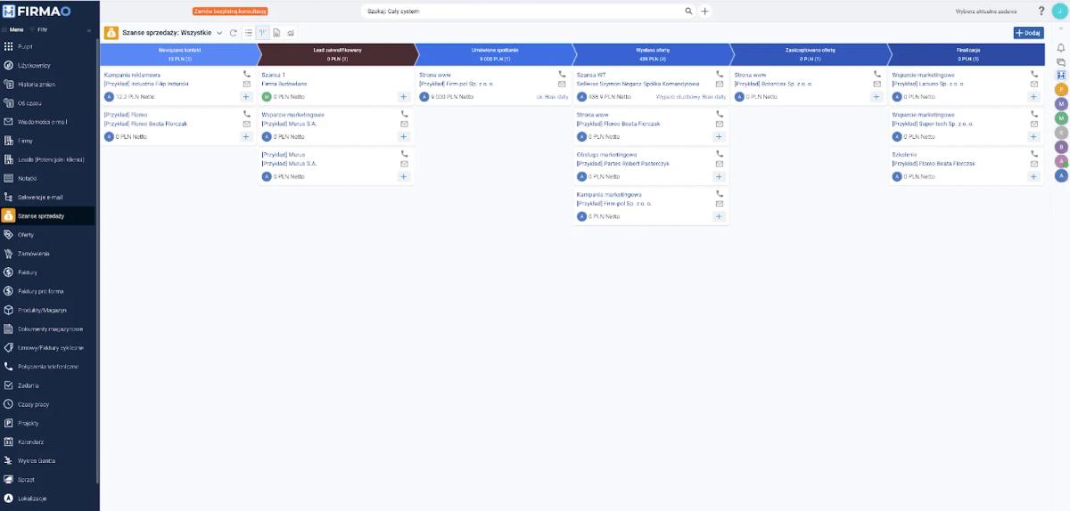 Recenzja 2025/2026: Firmao CRM