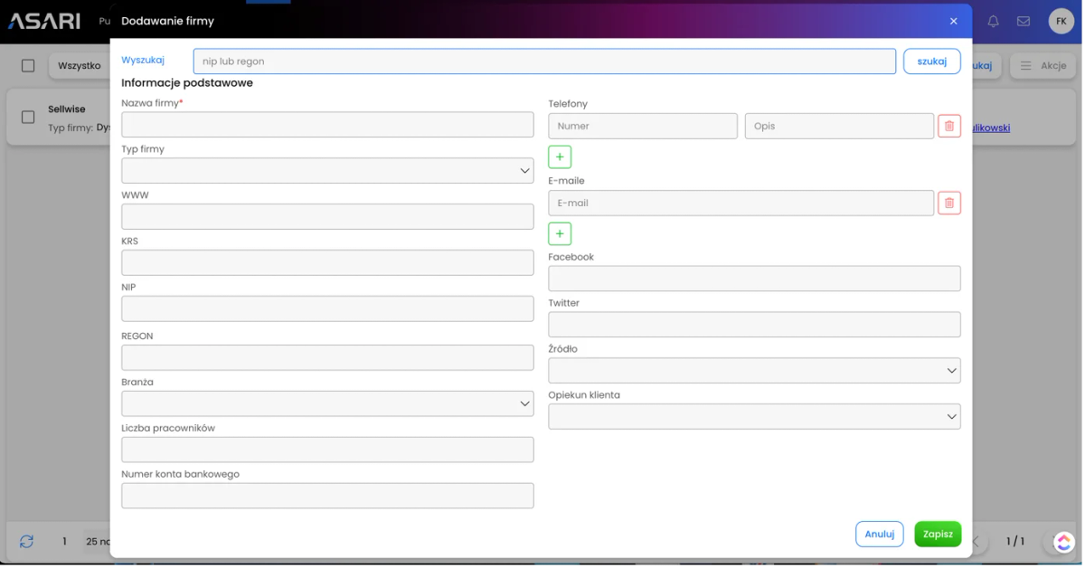 Recenzja: Asari – system CRM
