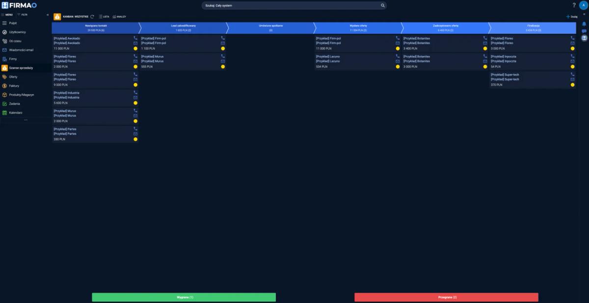 Recenzja: Firmao – system CRM