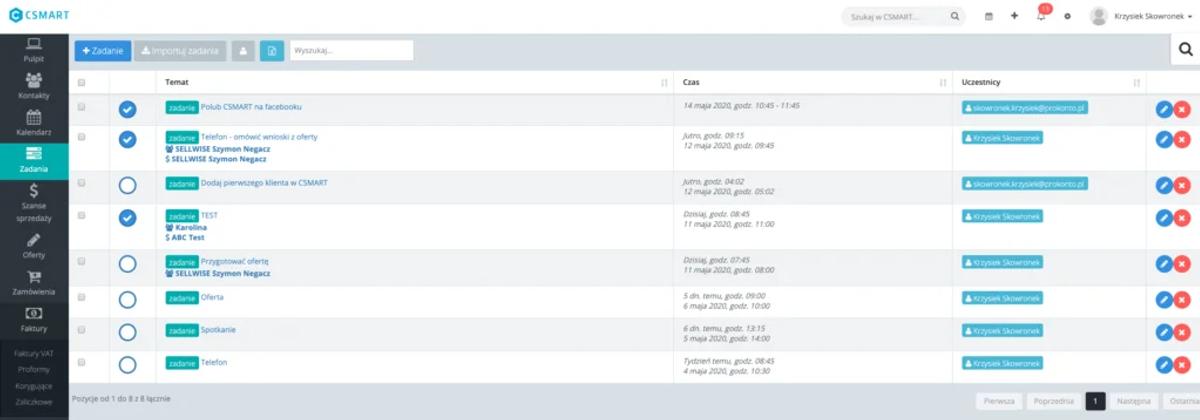 Recenzja: Csmart – system CRM
