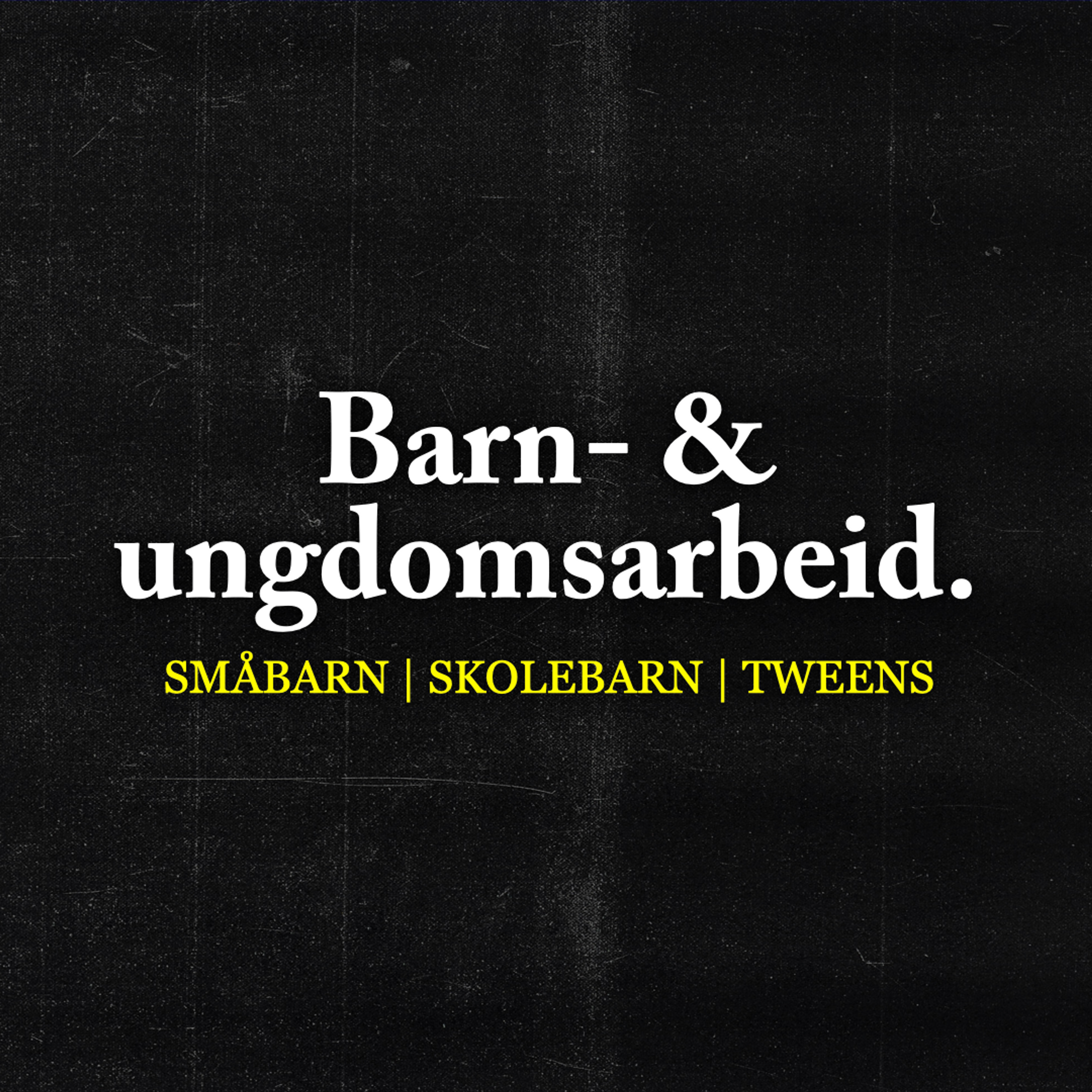 Barn- og ungdomsarbeid