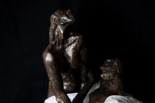 Holy Virgin Mary, mother of God, holding a dead Jesus, Lord and saviour of the world