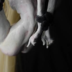 Shibare knots. BDSM bound hands