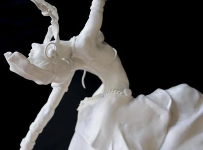 unique fine arts sculpture jugend stil art deco chiparus testris modern chriselephantine nice women feet long legs big breasts tits boobs