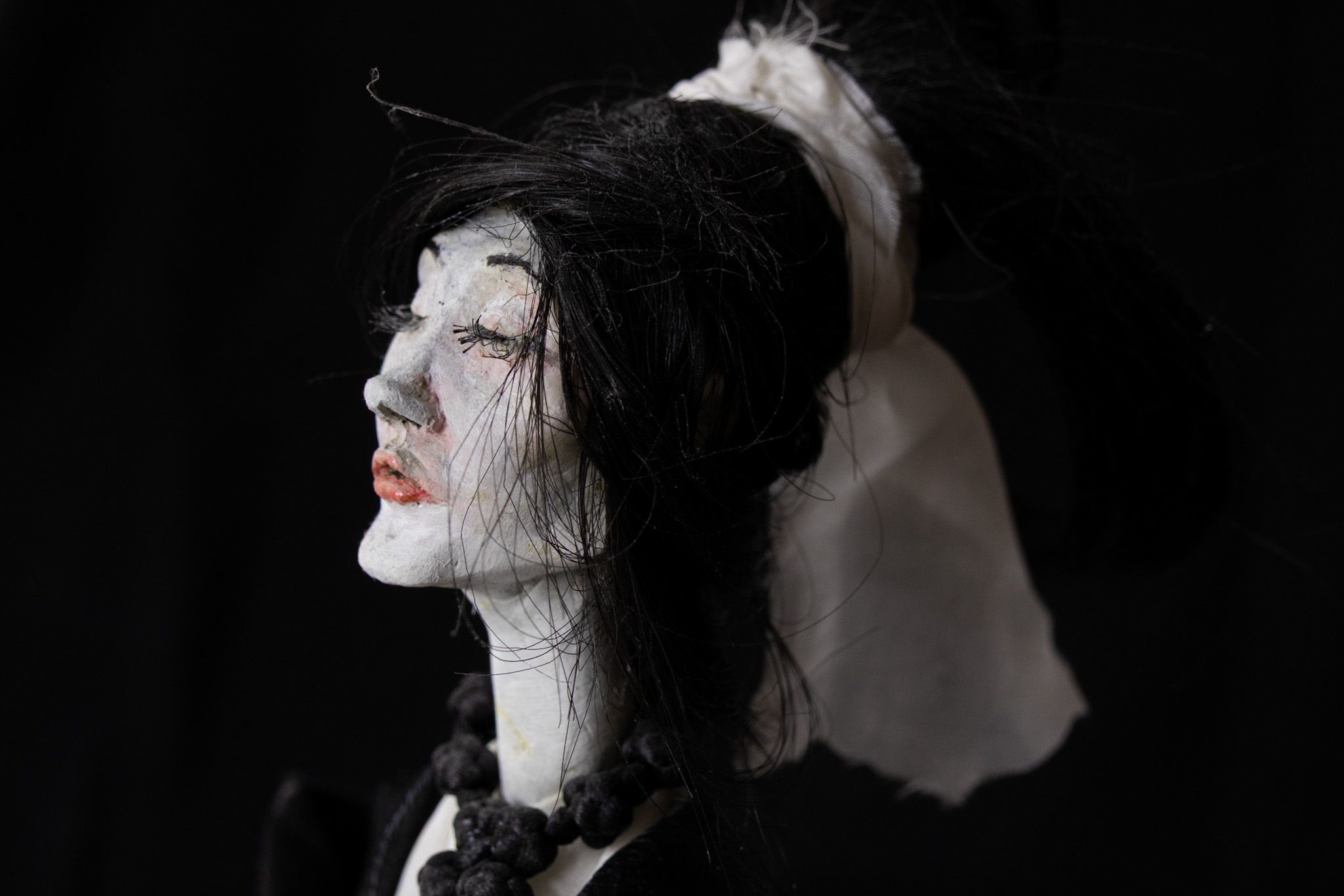 beautiful woman in poncho ballerina high arches feet shibari dark art mode post apocallyptic fashion