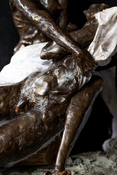 Holy Virgin Mary, mother of God, holding a dead Jesus, Lord and saviour of the world