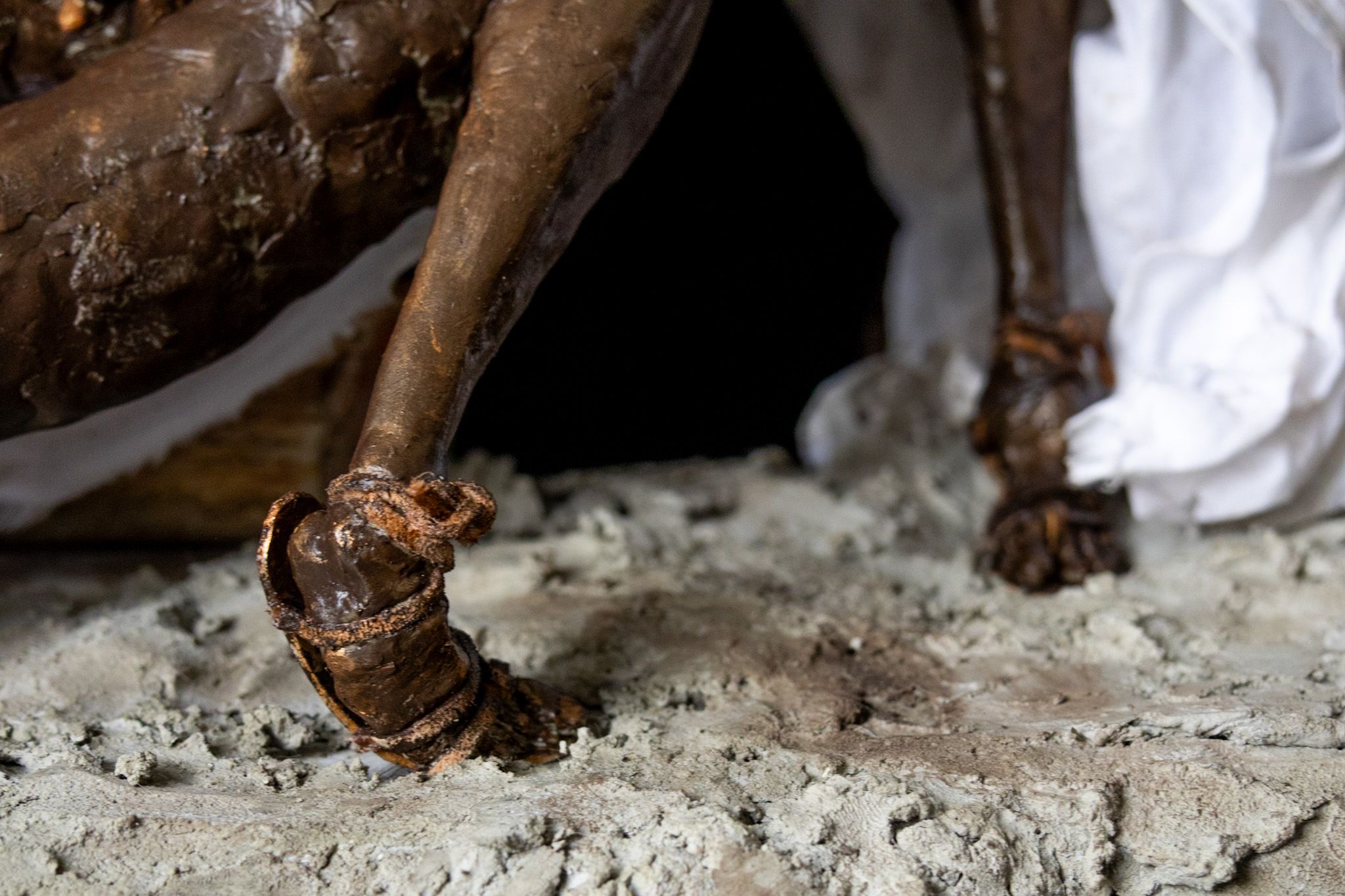 Holy Virgin Mary, mother of God, holding a dead Jesus, Lord and saviour of the world