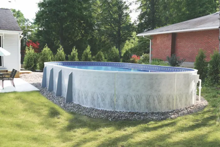 Radiant Metric Pool in Oval