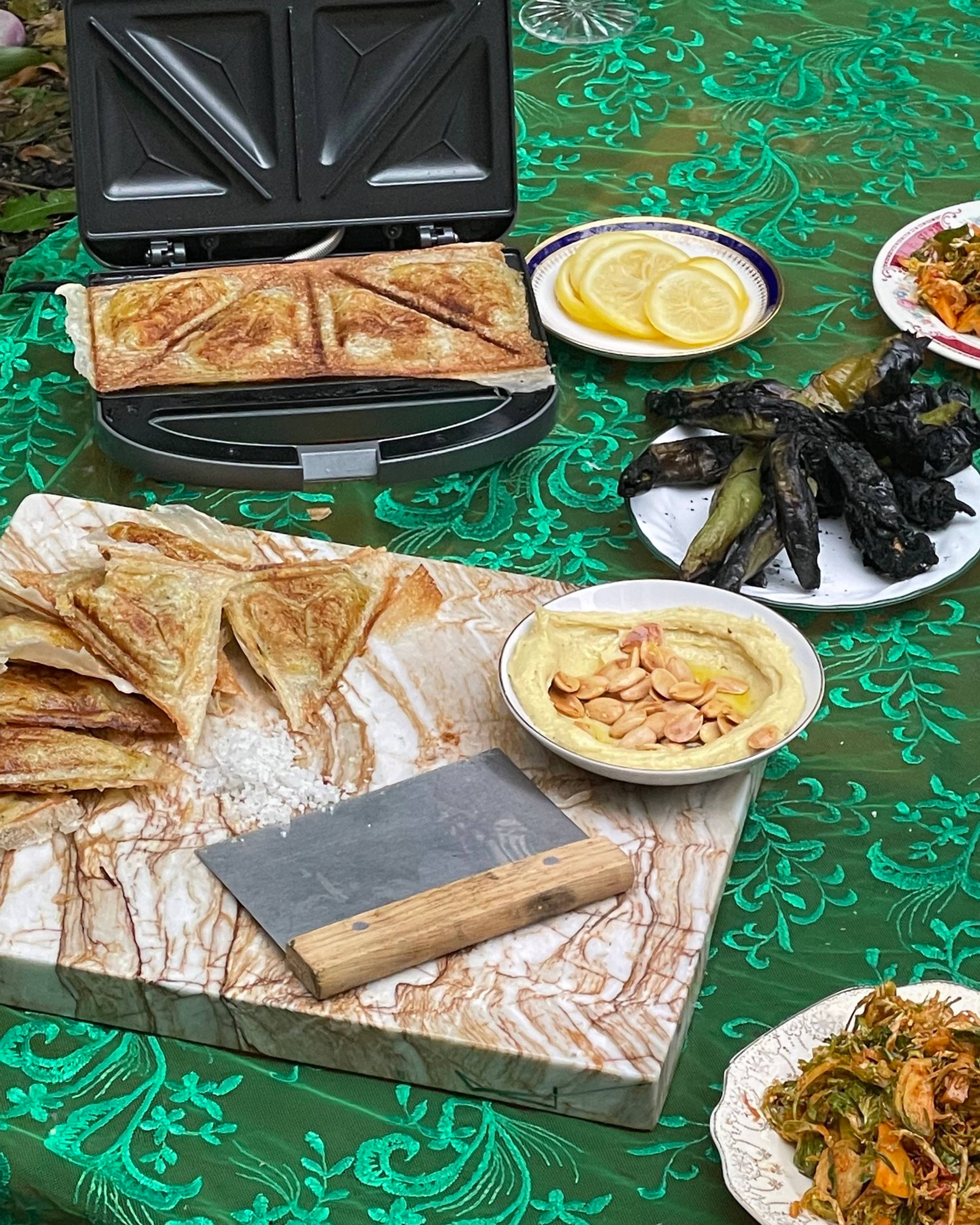 sweet potato skordalia