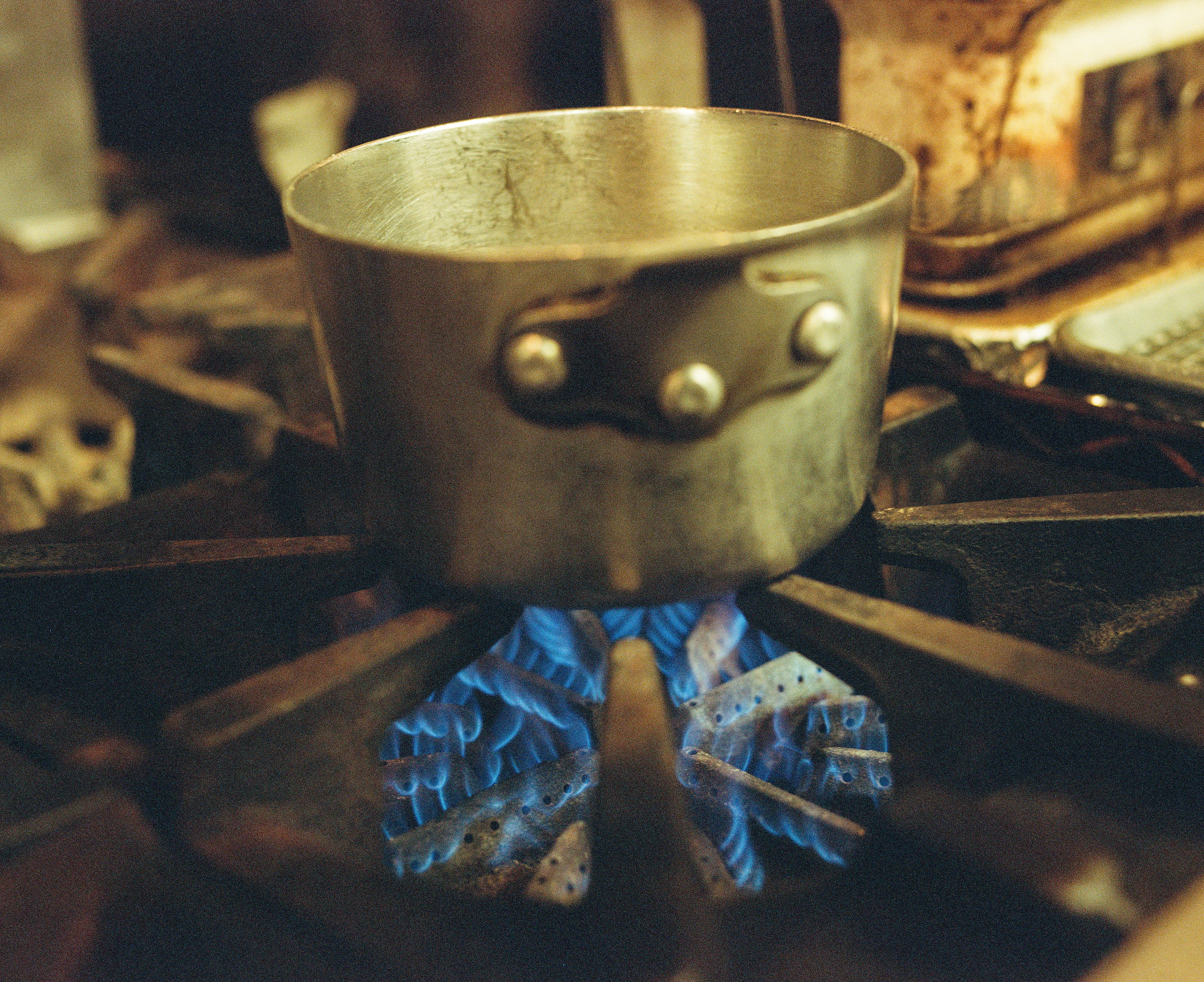 photo of boiling water