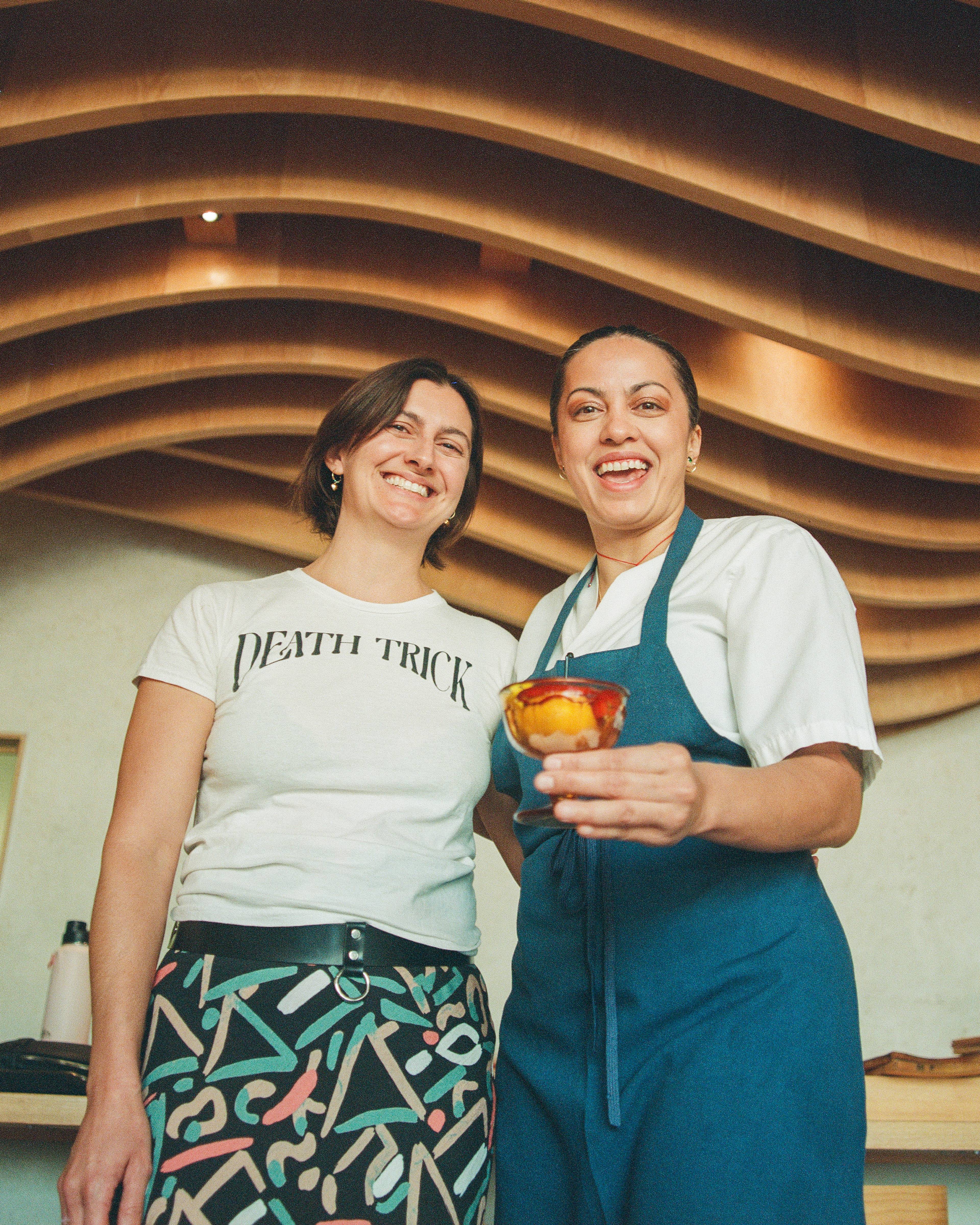 Chefs smiling