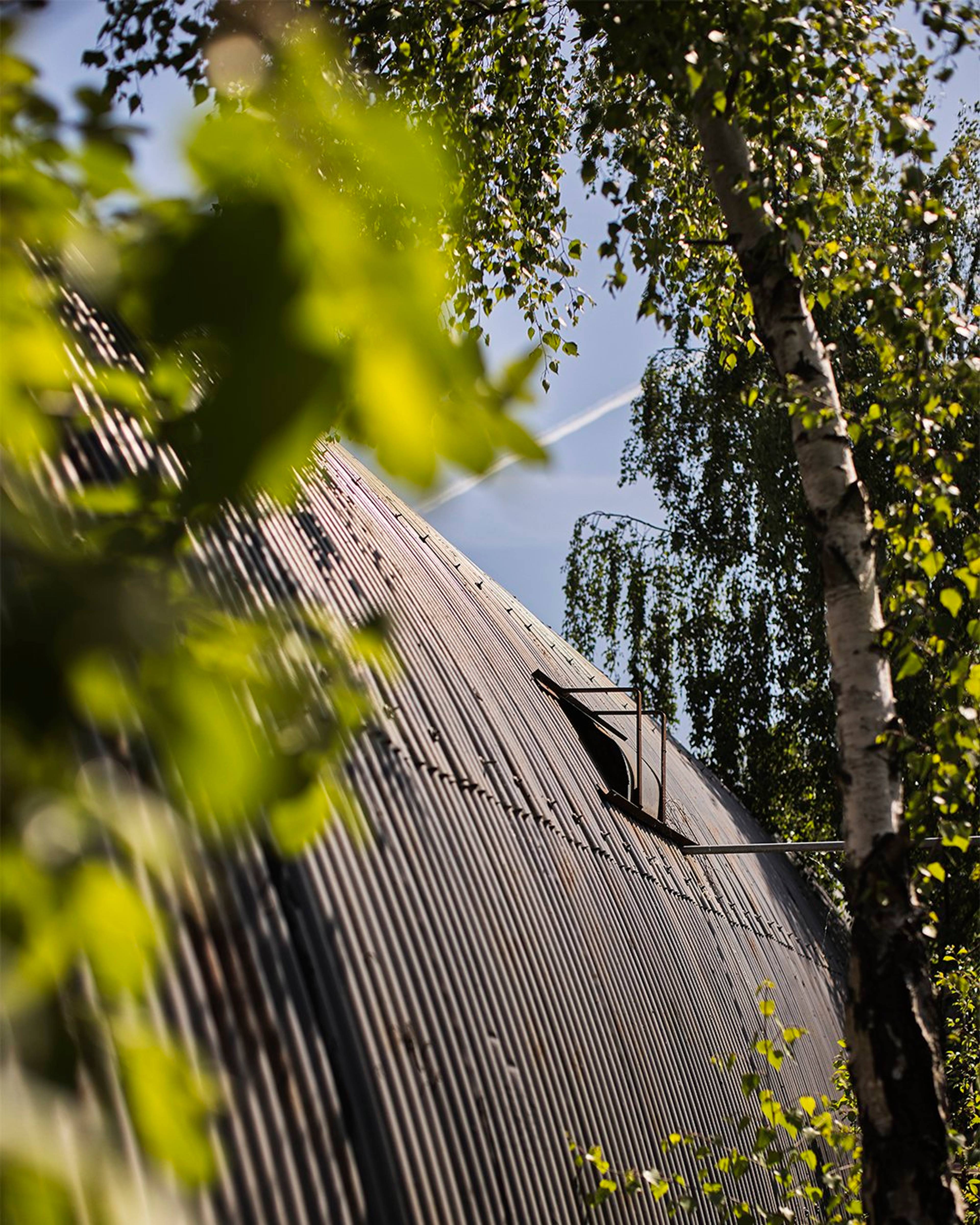 Copenhagen warehouse amongst the trees