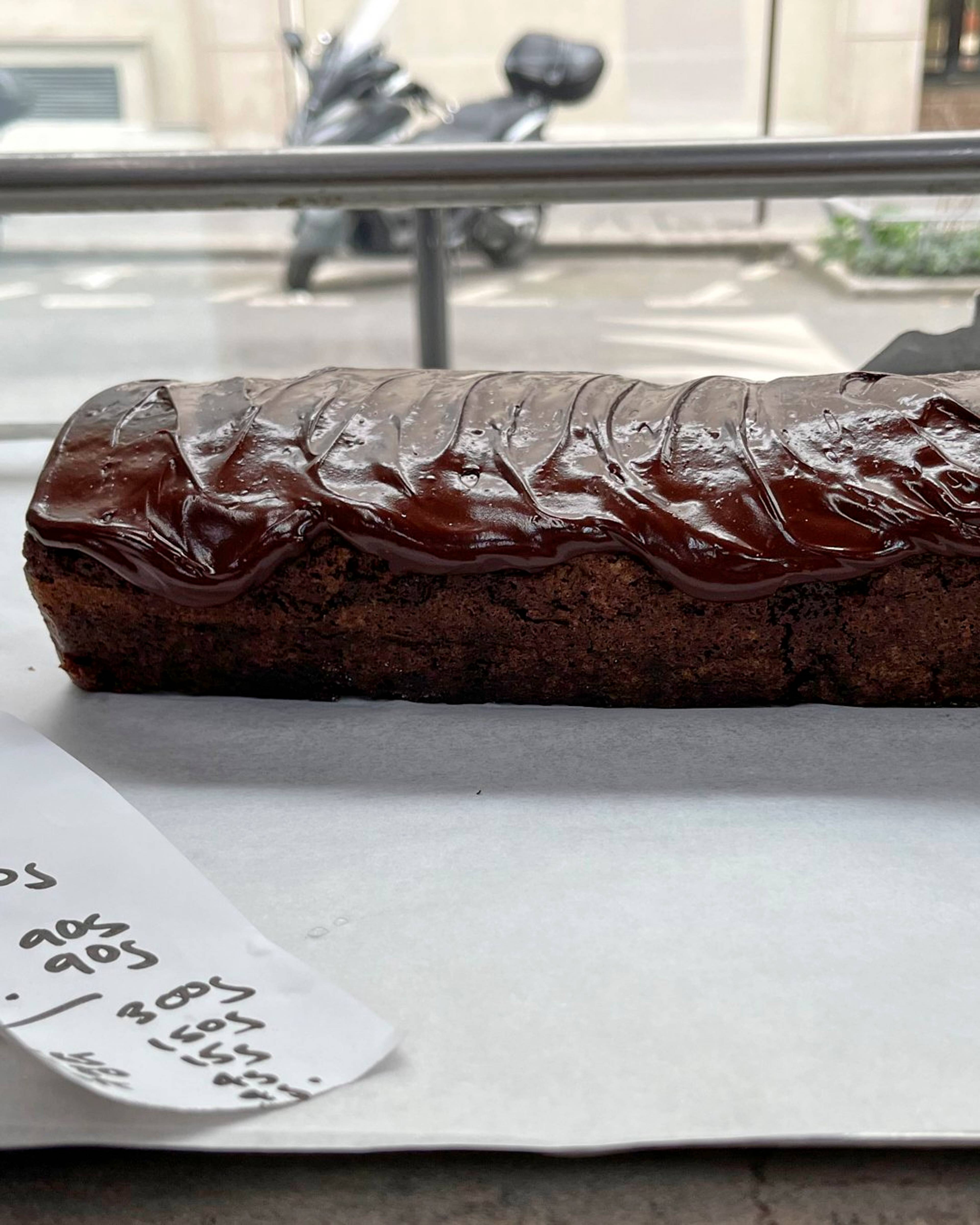 chocolate cake with chocolate ganache