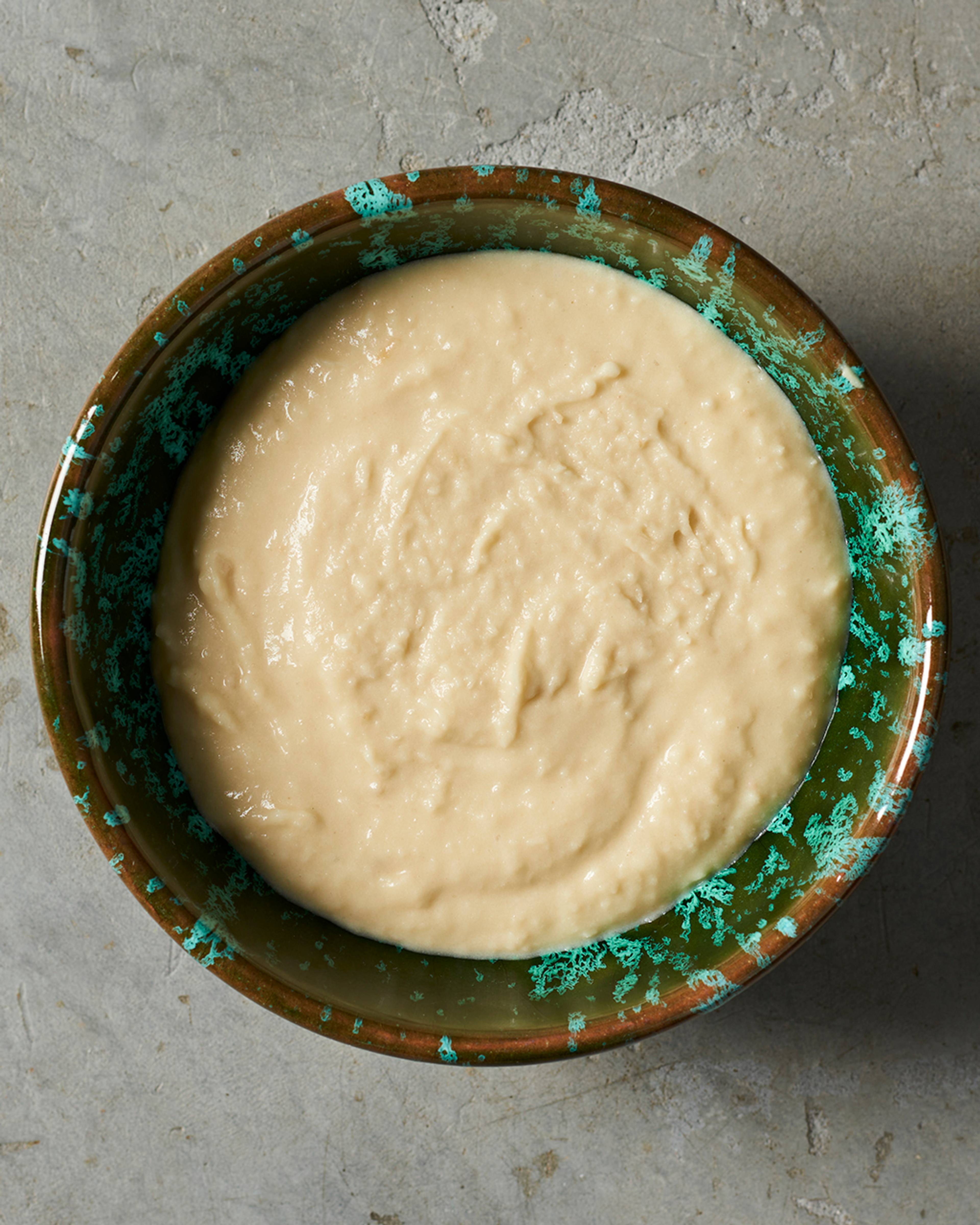 coccobean and tropea dip in a bowl