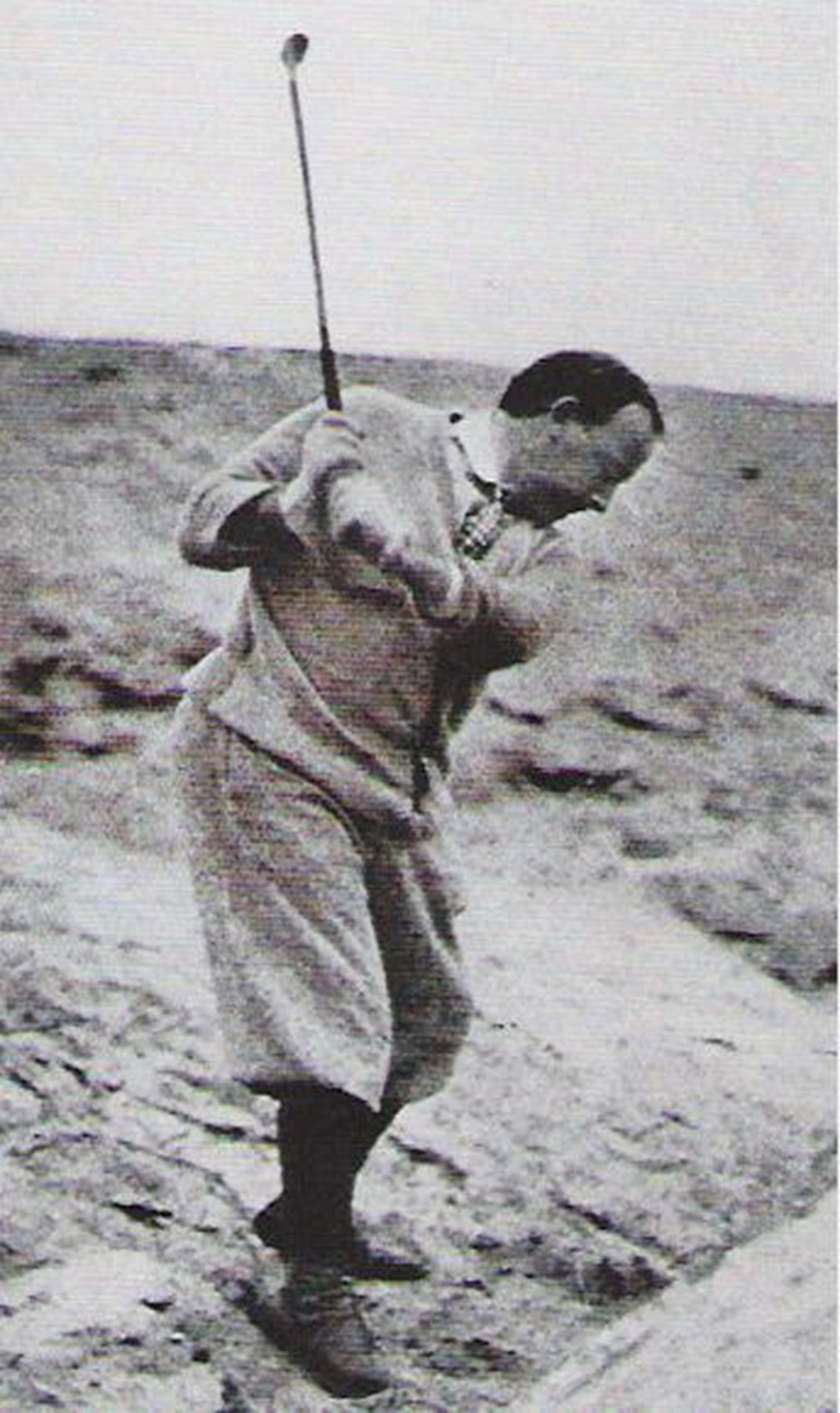 George Crump in search of a well-positioned hazard