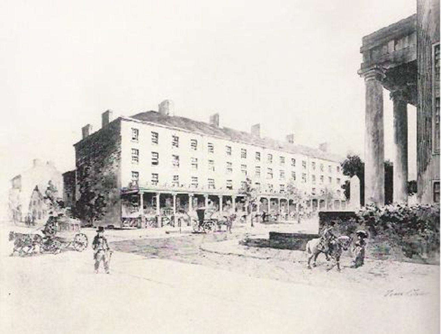 The Colonnade Hotel.