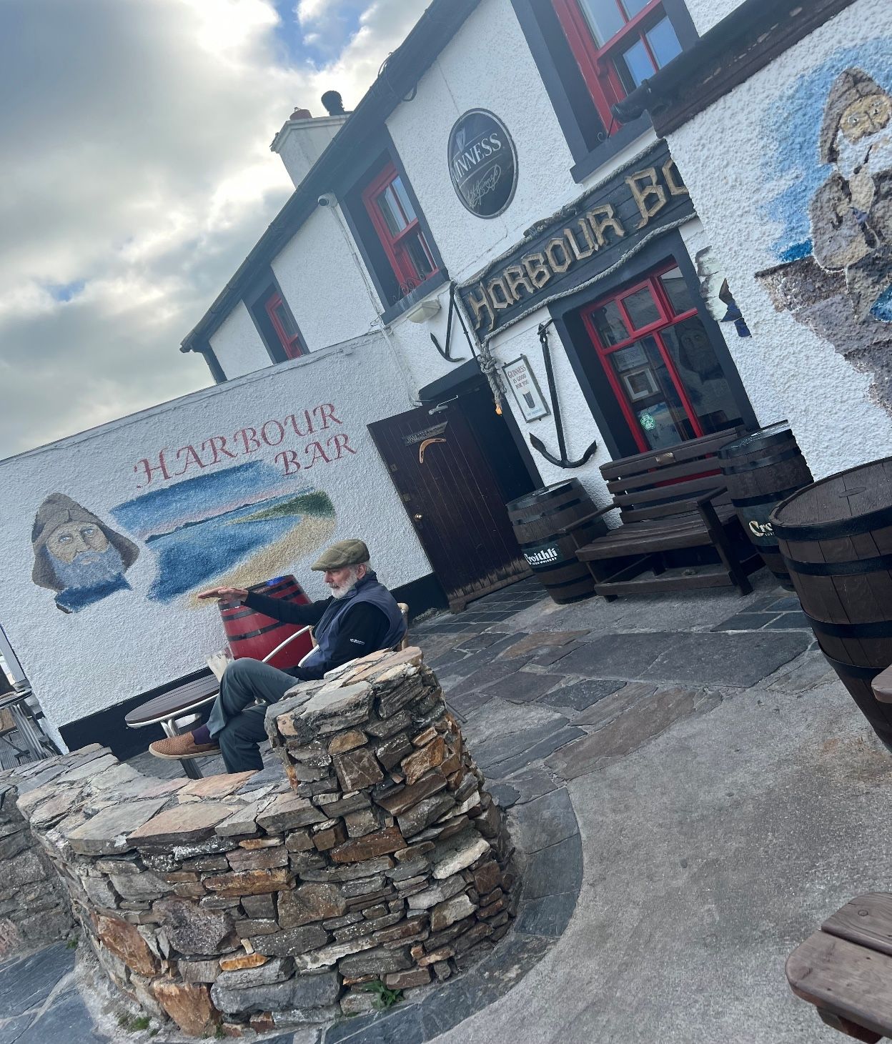 The Harbour Bar-Downings, favorite pub, inside and out