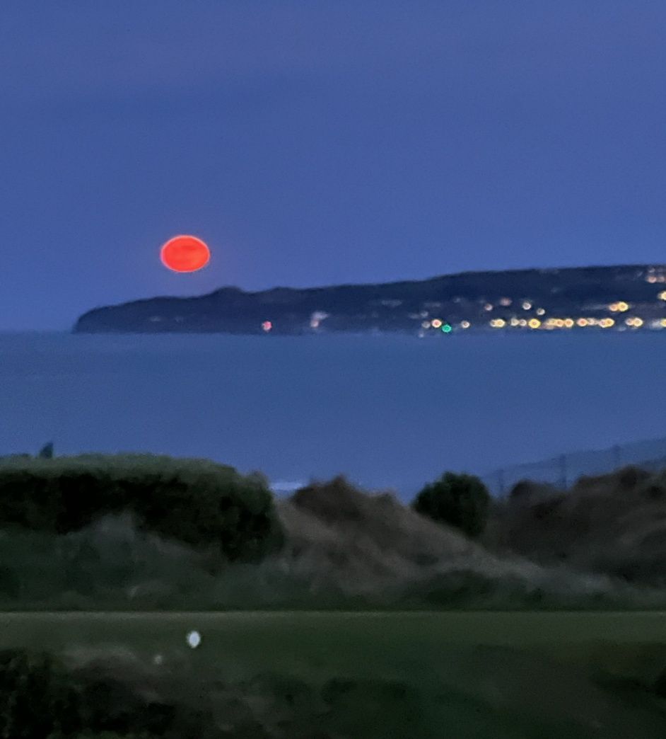 blood orange moon