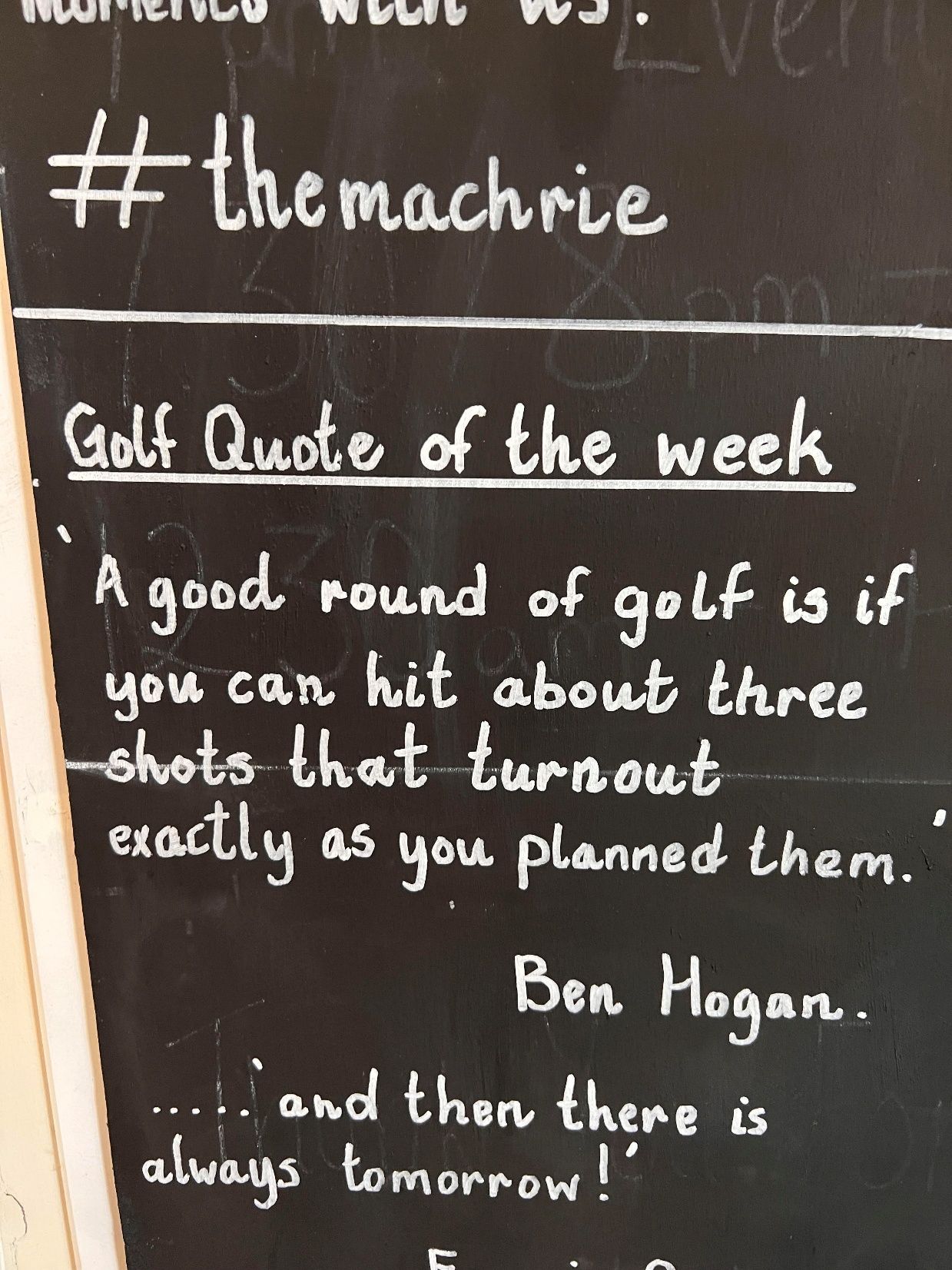 The Machrie, Islay, Scotland, I can relate to that!