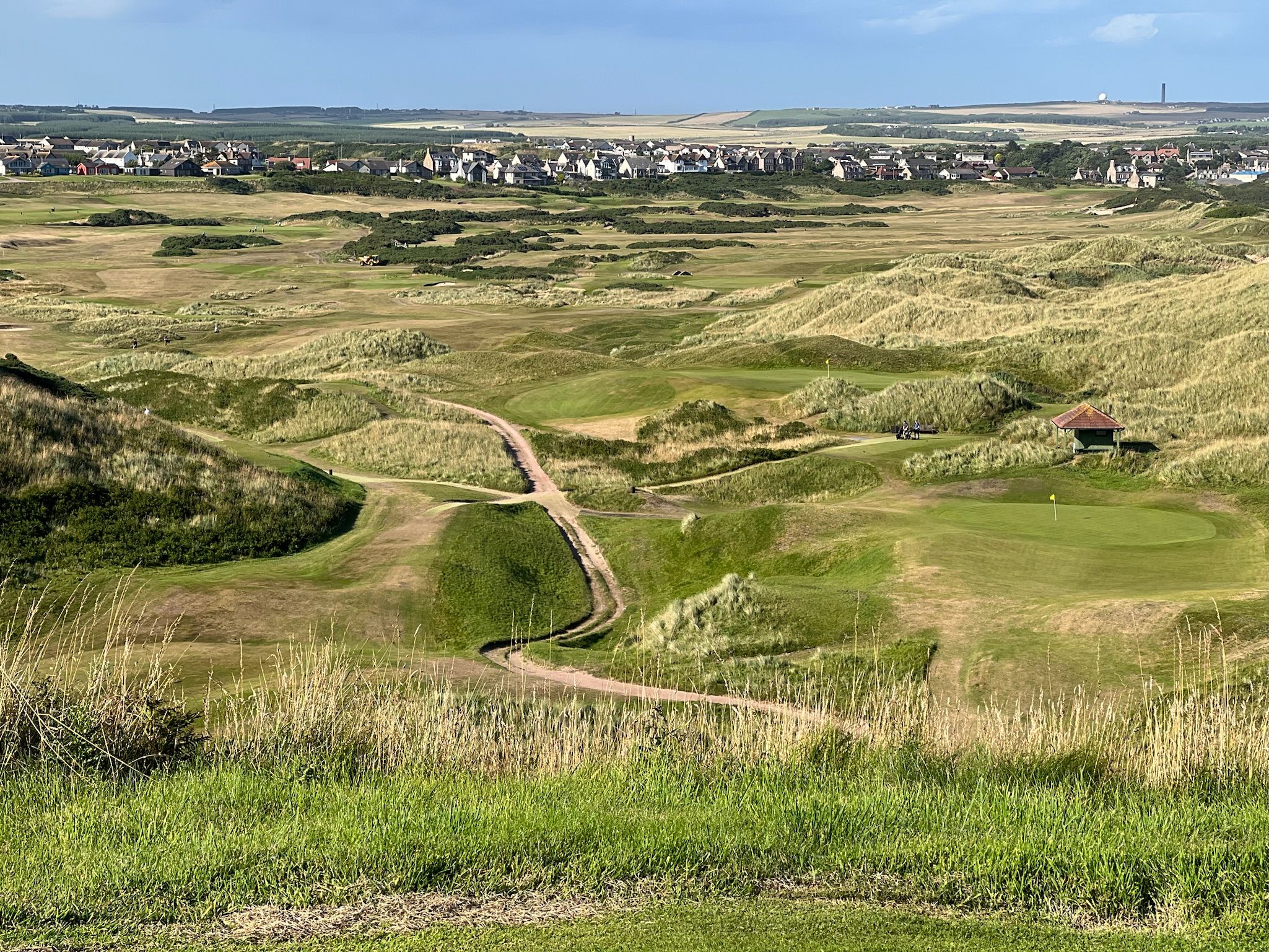 Across the St. Olaf's course to the 4th and 5th