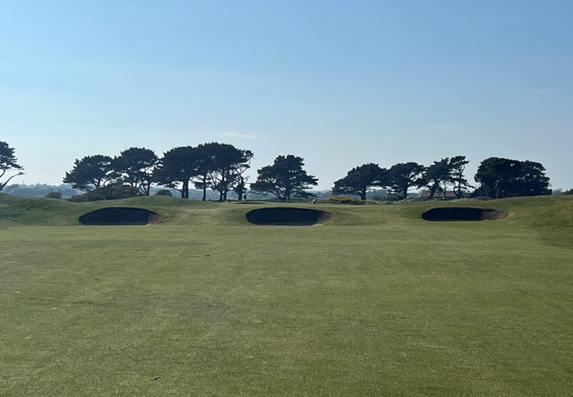 Monterry Pines on the par-five 16th