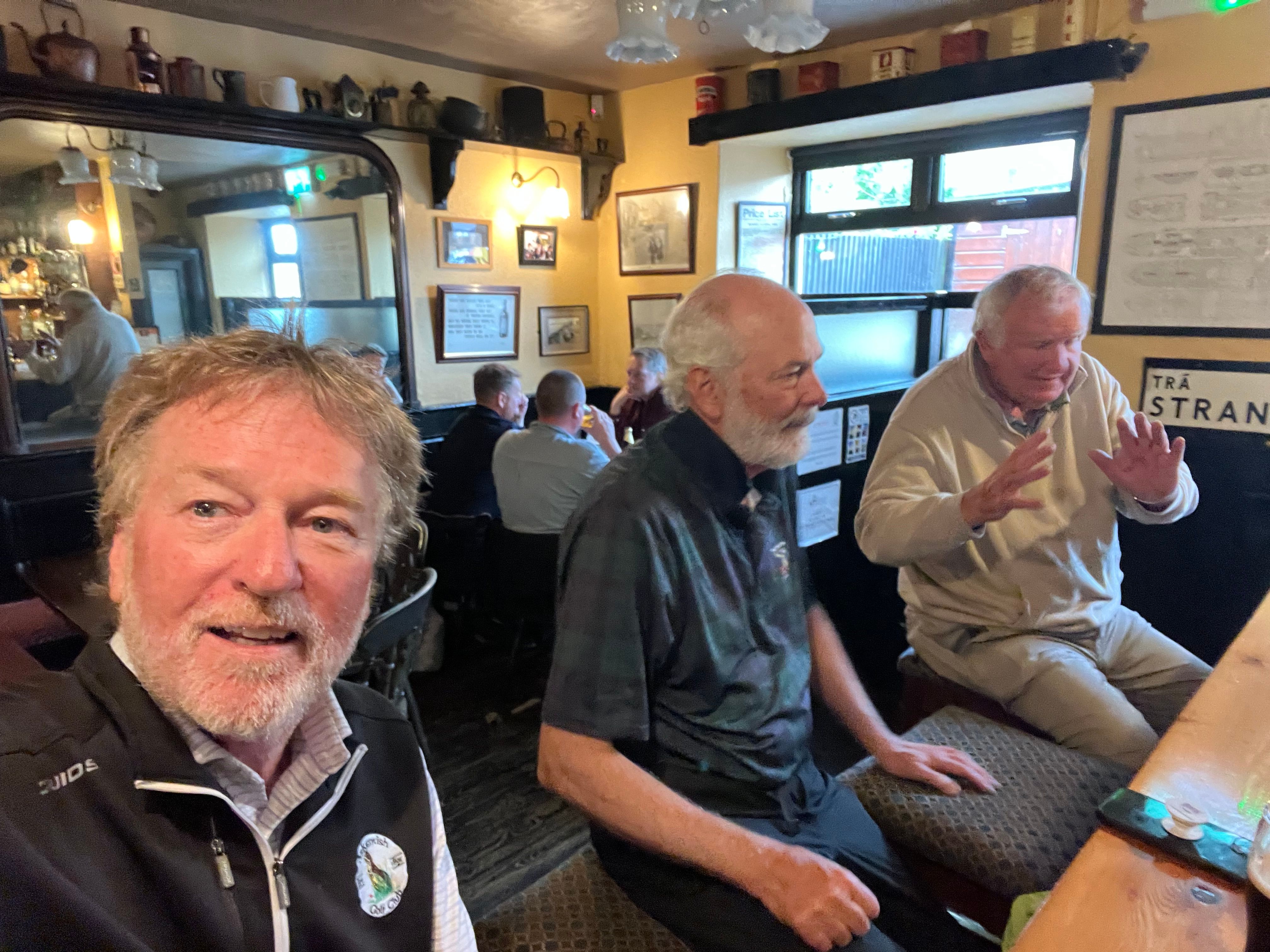 Padraic, holding court at Gilroy