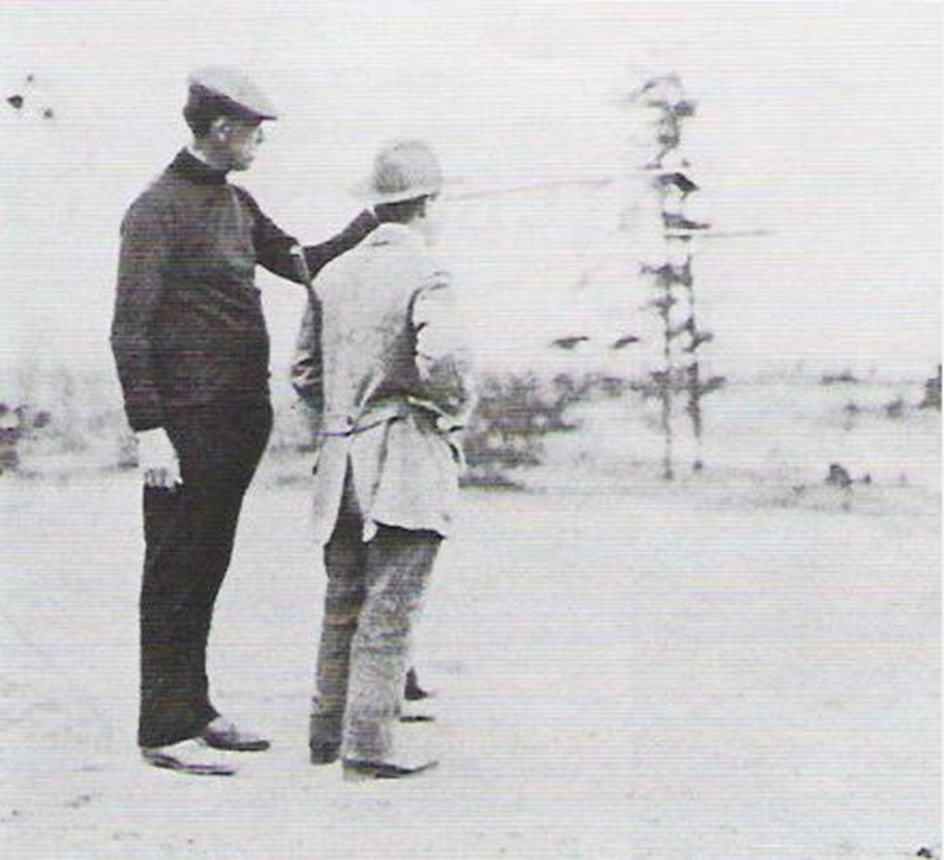 Simon Carr directing Ben Sayers around Pine Valley