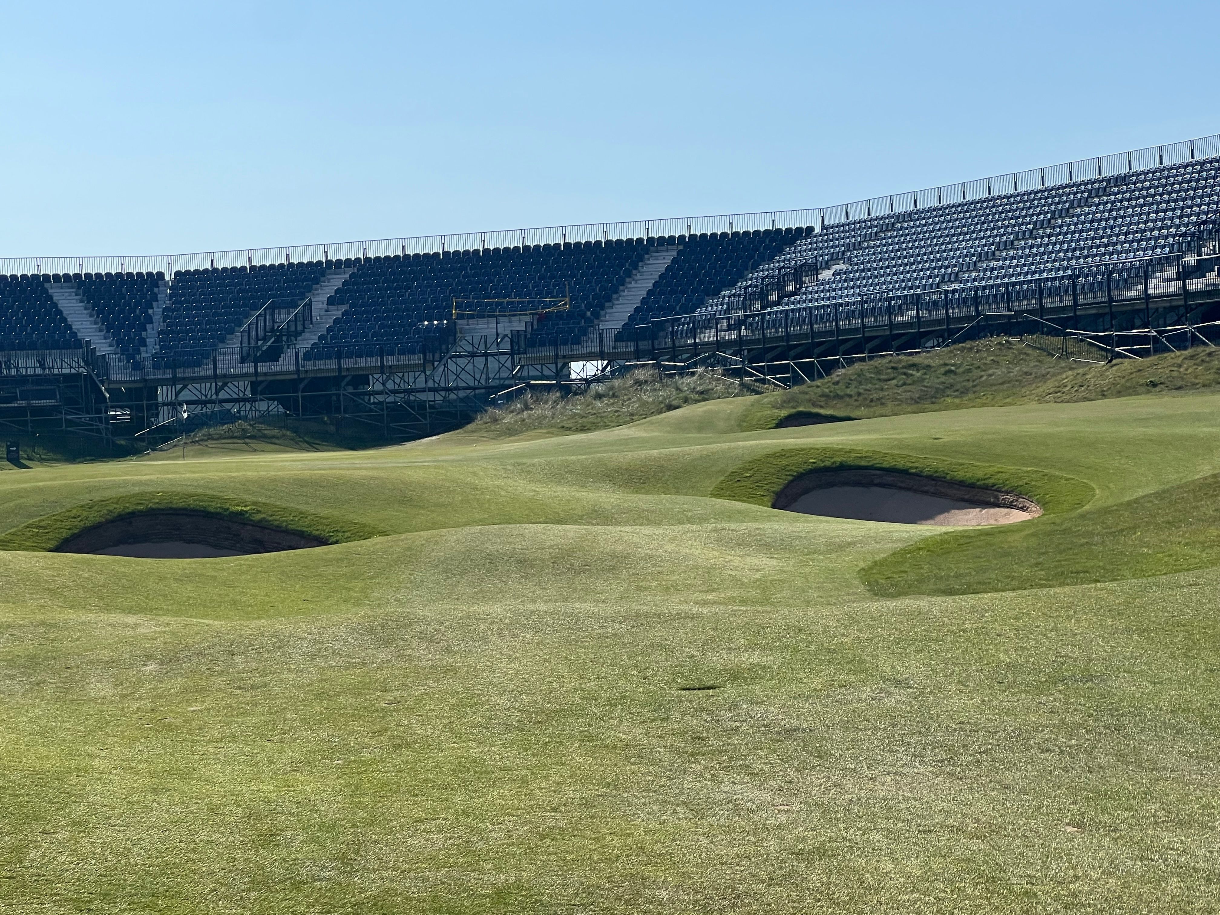 The amphitheater of the 18th--ready for The Open