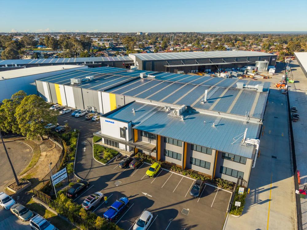 Damar Industries Sydney facilities. Damar Industries Sydney facilities.