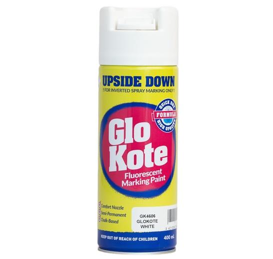 it is a spray paint that glows in the dark . it is a spray paint that glows in the dark .