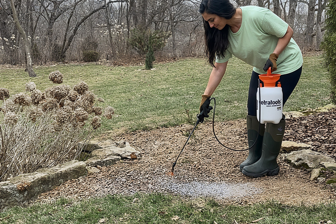 PetraMax LockScape Rock Glue Max — water-based landscape adhesive for pea gravel and decorative stone