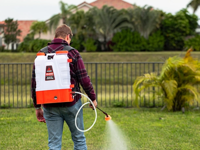 PetraTools HD4000 4-gallon battery backpack sprayer with 12V 8AH lead-acid battery and 6 included nozzles