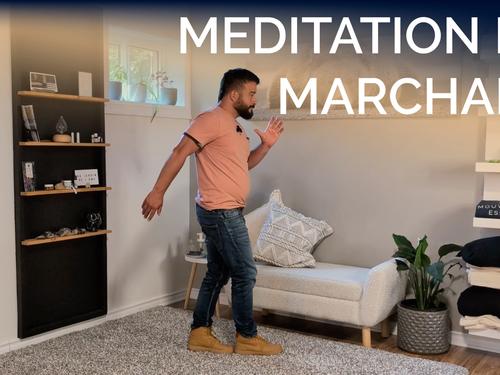 Méditation en marchant — équilibre, stabilité et coordination