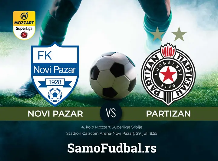 Najava Novi Pazar Partizan