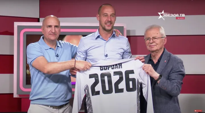 Milan Borjan sa Svetozarom Mijailović i Mitrom Mrkelom