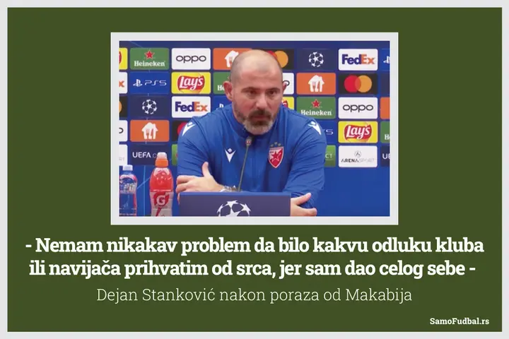 Dejan Stanković izjava