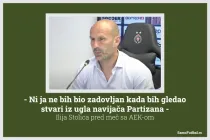 Ilija Stolica izjava
