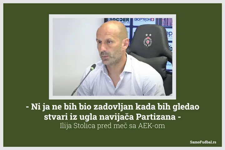 Ilija Stolica izjava