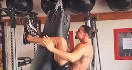 Trening Zlatana Ibrahimovića