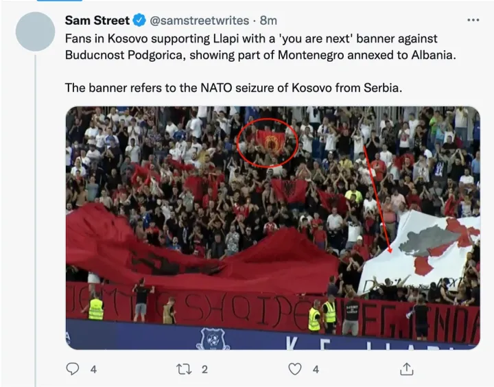 Llapi navijači zastava