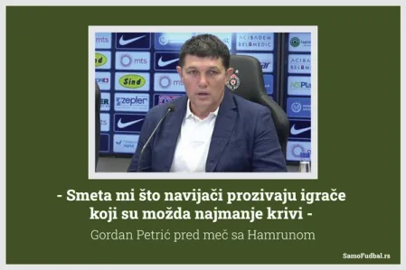 Gordan Petrić  - izjava