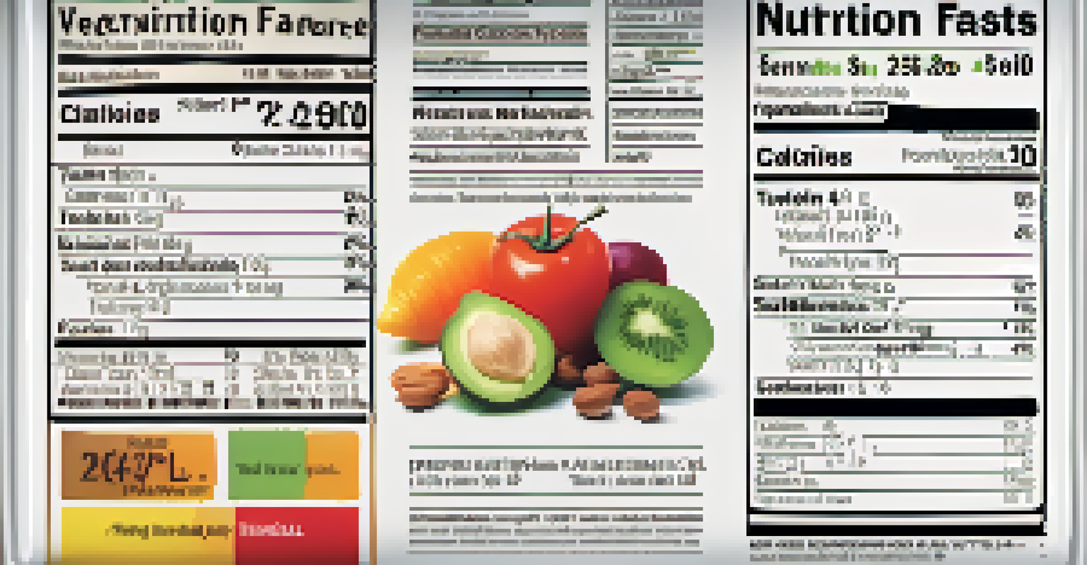 A close-up of a vegan nutrition label on product packaging, showcasing detailed information about serving size, calories, and ingredients.