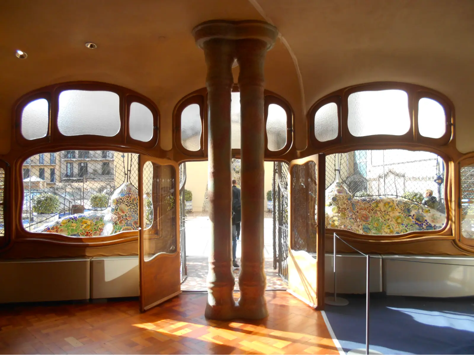 Columns in the interior of apartments and houses