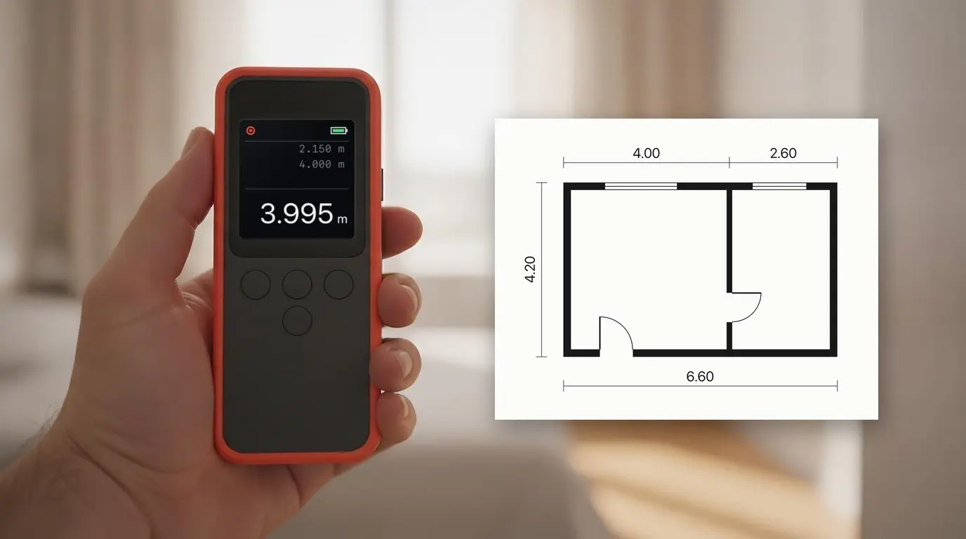 Bluetooth® Laser Measure App: Measure a Room in Home Planner
