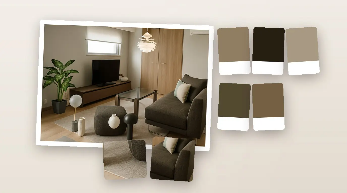 So erstellst du ein Moodboard für Innenarchitektur mit KI
